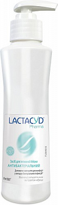 Гель для интимной гигиены Lactacyd Антибактериальный 250 мл