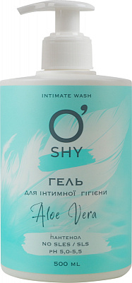 Гель для інтимної гігієни O'SHY Aloe Vera 500 мл