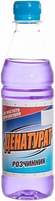 Розчинник Денатурат Блеск 0,4 л 0,34 кг