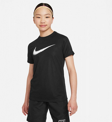 Футболка Nike K NK DF TRPHY23 SS TOP GX FD3965-010 р.XL черный