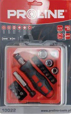 Викрутка зі змінними насадками Profix 10022