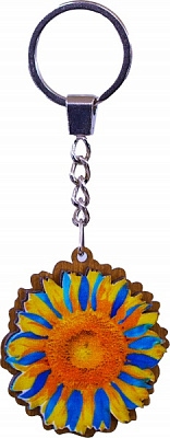 Брелок Соняшник 4,8x8 см В-22023