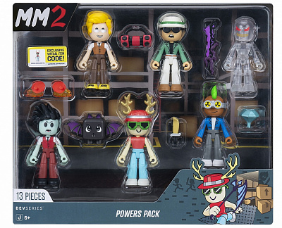 Игровая фигурка DevSeries Multipack Murder Mystery 2: Powers Pack, 6 фигурок и аксессуары CRS0093