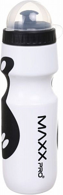 Фляга MaxxPro велосипедная FBC103-Bk 600 белый с черным