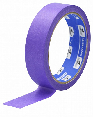 Стрічка малярна Mustang Delicate Line рисова фіолетова 19 мм x 25 м