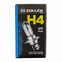 Лампа галогенна Zollex H4 12V 60/55W 43T 8924 P43t 12В 55 Вт 1 шт.