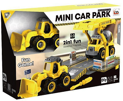 Игровой набор DIY Spatial Creativity Конструктор Бульдозер и Самосвал CJ-1614191