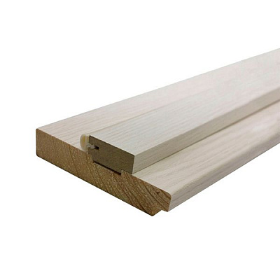 Дверная коробка ОМиС под добор 80x33 мм дуб бианко