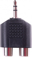 Адаптер HAMA 3,5 мм – 2xRCA 2 м чорний (43359)  