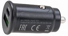 Зарядний пристрій Alca USB A Type C 3.0 black