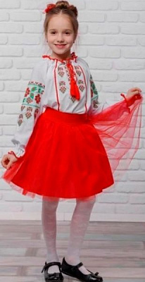 Спідниця Суничка Сварга р.122 червоний