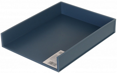 Лоток для бумаг горизонтальный 260х93х315 мм темно-синий Nota Bene