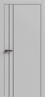 Дверне полотно Термінус Light ПК-05 ПГ 700 мм сірий
