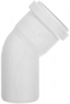 Отвод REHAU безшумный Raupiano 50 45°