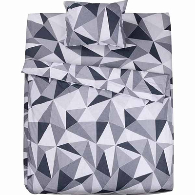 Комплект постільної білизни Triangle 1.5 сірий UP! (Underprice)