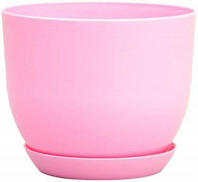Горщик Оранжерея для квітів «Класік» круглий 5л рожевий