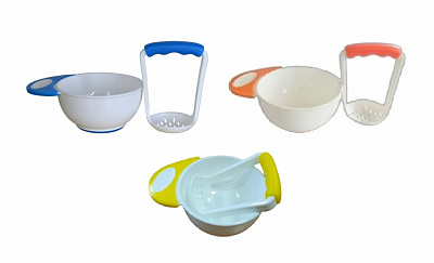 Тарелка для измельчения Lindo з толкушкой Pк 059