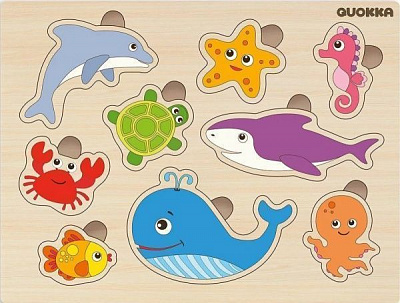 Пазл Quokka вкладыш Морские жители