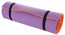Килимок для йоги та фітнесу Lanor 1800х600х12 мм Карпати фіолетово-помаранчевий