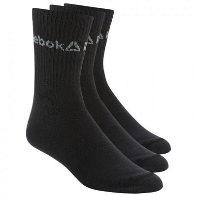 Шкарпетки Reebok ACT CORE CREW SOCK DU2971 чорний р.35-38