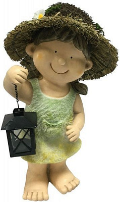 Фигурка садовая Engard AW-38 Лола с фонарем 25,5х22х47,5 см