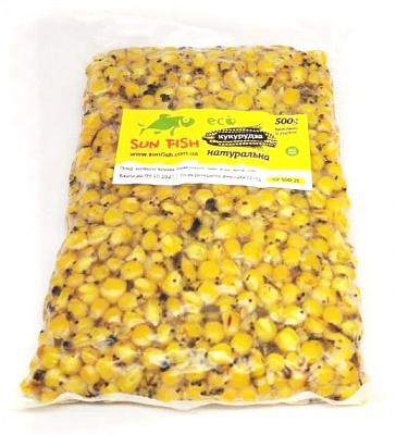 Зернова прикормка Sun Fish 500 г натуральний КУКУРУДЗА