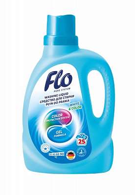 Жидкое средство для машинной и ручной стирки Flo Color 1 л 