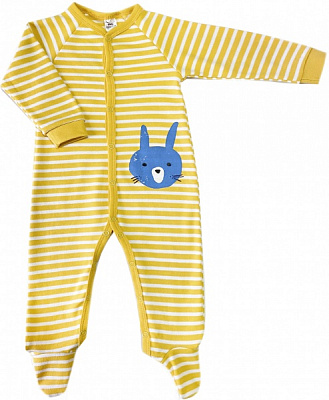 Комбінезон для хлопчика Smil смужка р.68 жовтий 108618