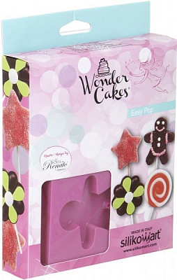 Форма для выпечки Ginger pop 7,5x6,5 см 28.340.13.0065 Silikomart