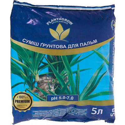 Грунтосмесь PLANTAGROW для пальм 5 л