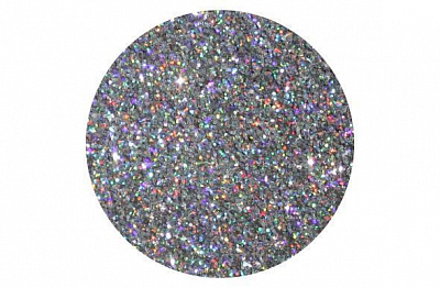  Голографический блеск серебро Bioplast 15 г