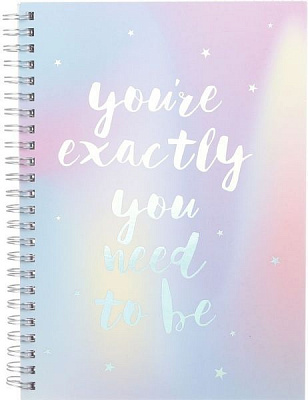 Книга для нотаток You're exactly you need to be 15х21 см