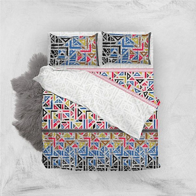 Комплект постельного белья Орнамент 1,5 мульти Rigel 