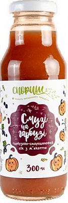 Сок Тыквенно-смородиновый с мякотью без сахара 0,3л 