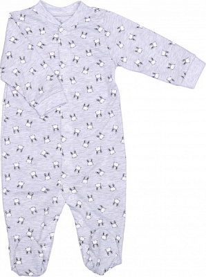 Комбинезон ясельный унисекс Фламинго р.68 в ассортименте 647-111 