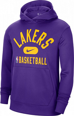 Джемпер Nike LAL M NK DF SPOTLIGHT PO HD DB0904-504 р. S фиолетовый