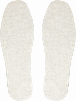 Стельки для обуви из овечьей шерсти Comfort Textile Group 43 молочный