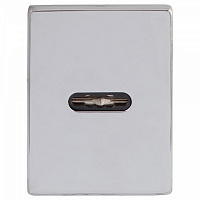 Декоративна накладка PROTECT розтискна під сувальдний ключ полірований хром