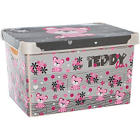Ящик для речей з кришкою Teddy Girl 20 л 