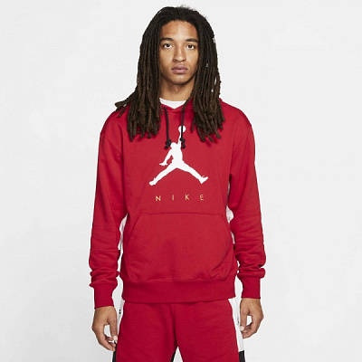 Джемпер Jordan M J JMPMN FLC PO HOODIE DA7192-657 р. 2XL червоний