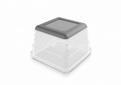 Органайзер Curver 244687 прозорийсірий Sistemo 1 50x75x75 мм