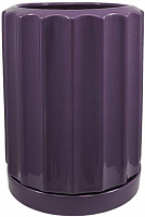 Горшок керамический Резон Шафран круглый 3,8 л фиолетовый (Р284) 