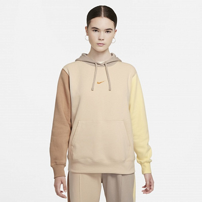 Джемпер Nike W NSW PO HOODIE BB LBR SWOOSH DJ6154-219 р. M разноцветный