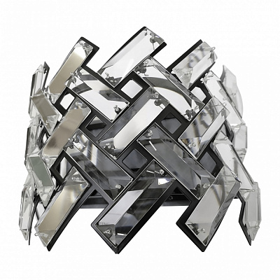 Бра NEW ARTIER Cris-Art Verta BK 2 x E14 черный