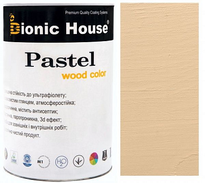 Краска Bionic House укрывная Pastel Wood Color Р204 бэйлиз шелковистый глянец 0,8 л