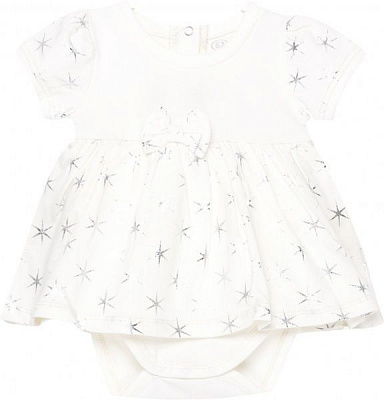 Боди Фламинго для девочек р.80 молочный 167-427 