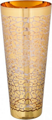 Ваза стеклянная золотая Tiger 13,2х30 см Combi 52405963