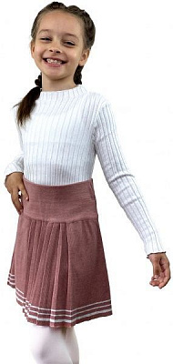 Юбка ART KNIT Герда Пепел розы р.116 