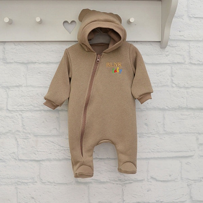 Человечек для мальчика Blanka Ушки р.68 бежевый 12875 