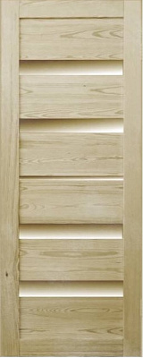 Дверное полотно Шабід №105 ПО 600 мм сосна